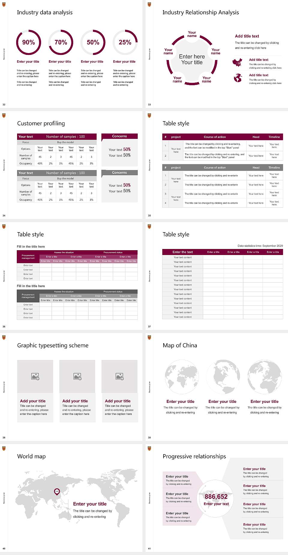 McMaster University Competition/Entrepreneurship Contest PPT Template4:3 ratio PPT effect preview image5