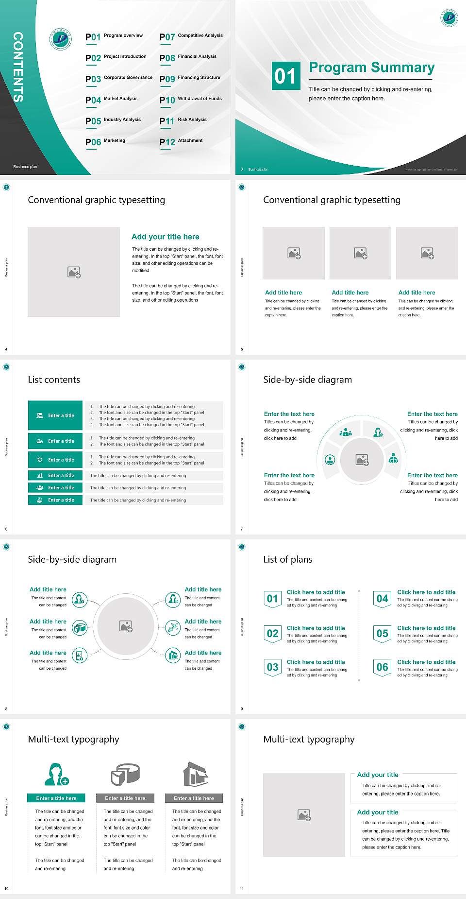 Doowon Technical University College Competition/Entrepreneurship Contest PPT Template4:3 ratio PPT effect preview image2