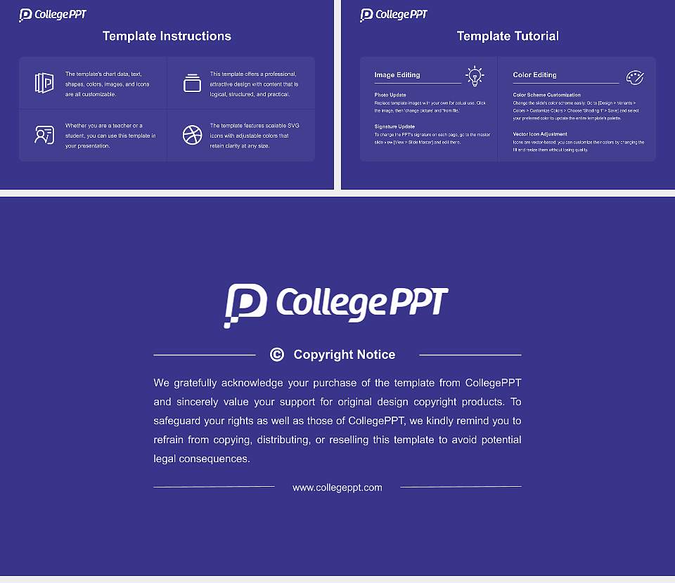 Hanlyo University Course/Courseware Creation PPT Template16:9 ratio PPT effect preview image5