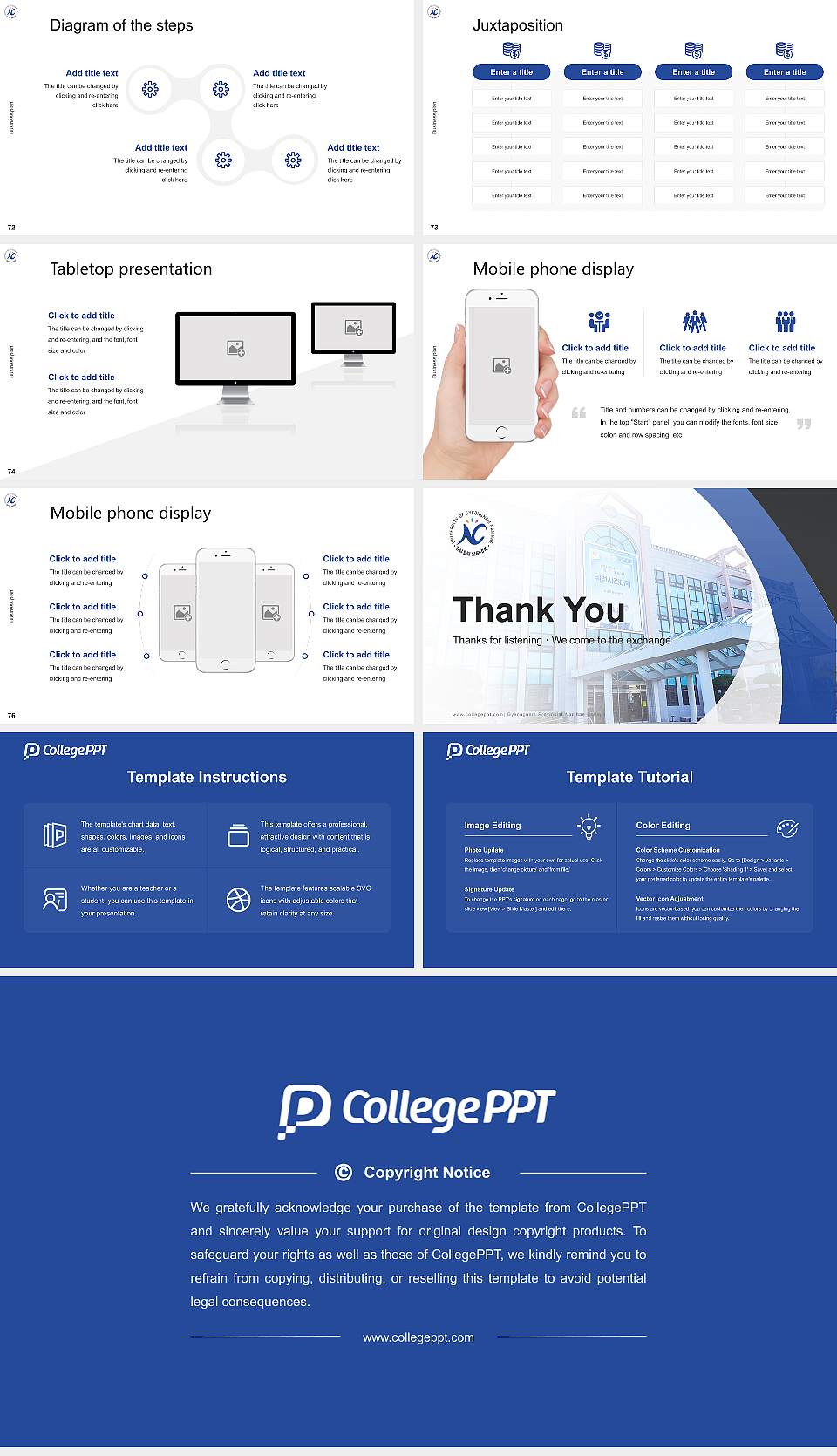 Gyeongnam Provincial Namhae College Competition/Entrepreneurship Contest PPT Template16:9 ratio PPT effect preview image9