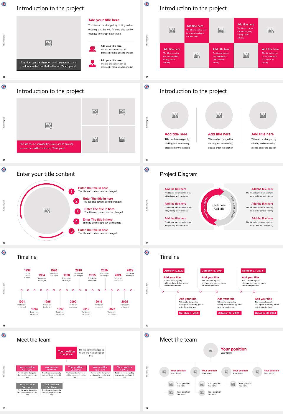 Luther University Competition/Entrepreneurship Contest PPT Template16:9 ratio PPT effect preview image3