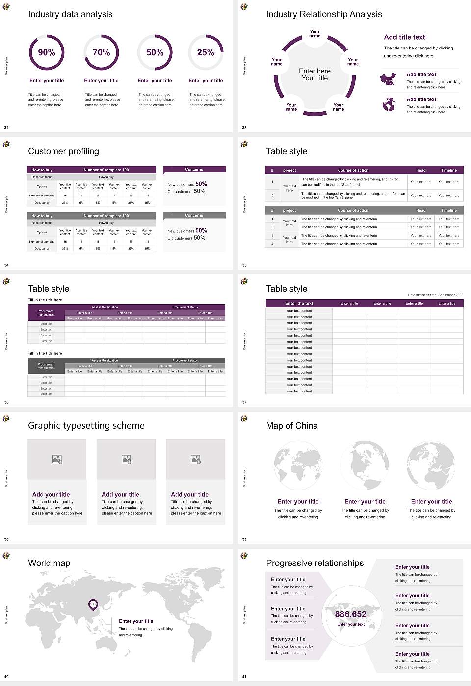 Edge Hill University Competition/Entrepreneurship Contest PPT Template16:9 ratio PPT effect preview image5