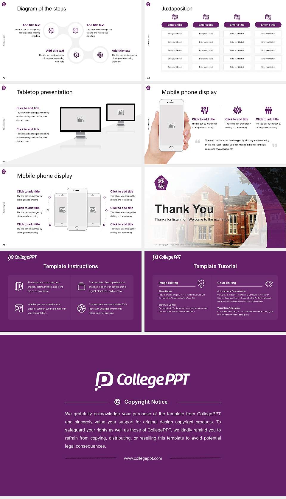 Bishop Grosseteste University Competition/Entrepreneurship Contest PPT Template16:9 ratio PPT effect preview image9