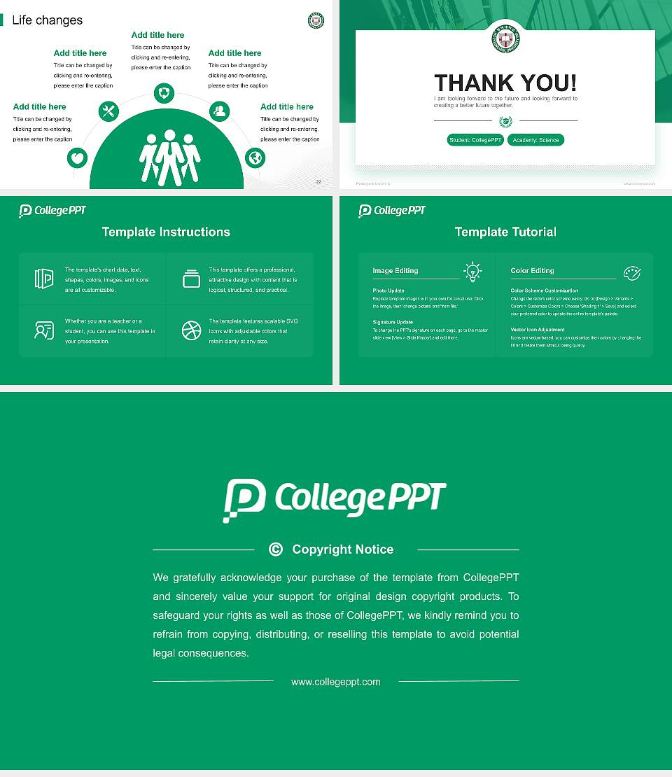 Pyeongtaek University National Scholarship Defense PPT Template16:9 ratio PPT effect preview image4