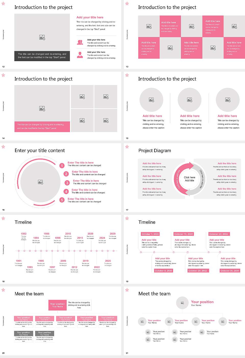 Gakushuin Women’s College Competition/Entrepreneurship Contest PPT Template16:9 ratio PPT effect preview image3