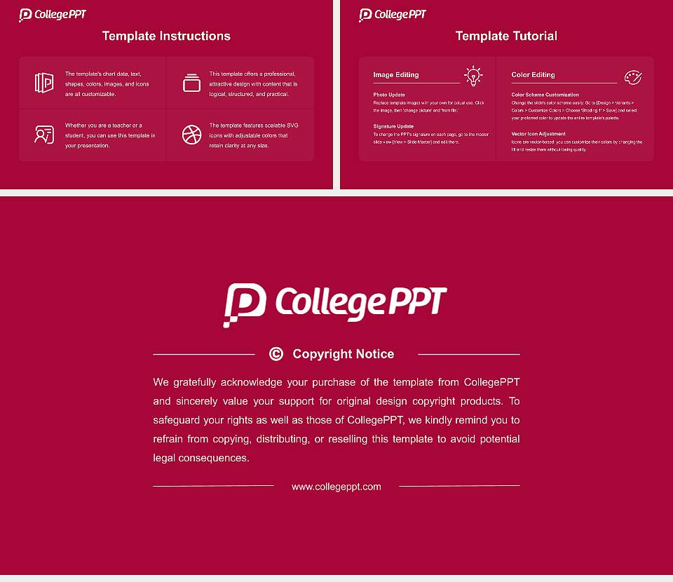 Induk University Course/Courseware Creation PPT Template16:9 ratio PPT effect preview image5