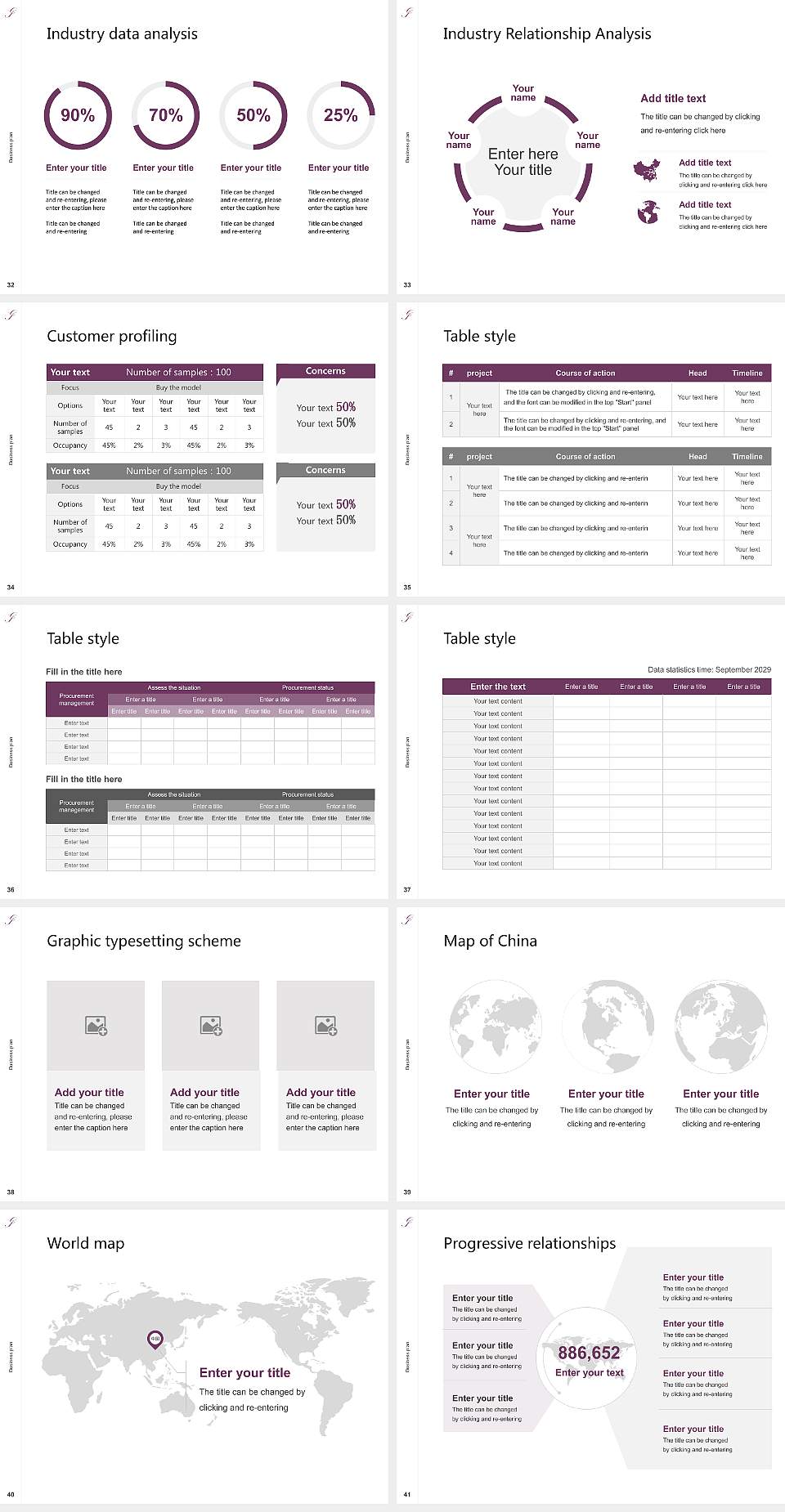 Chikushi Jogakuen University Competition/Entrepreneurship Contest PPT Template4:3 ratio PPT effect preview image5