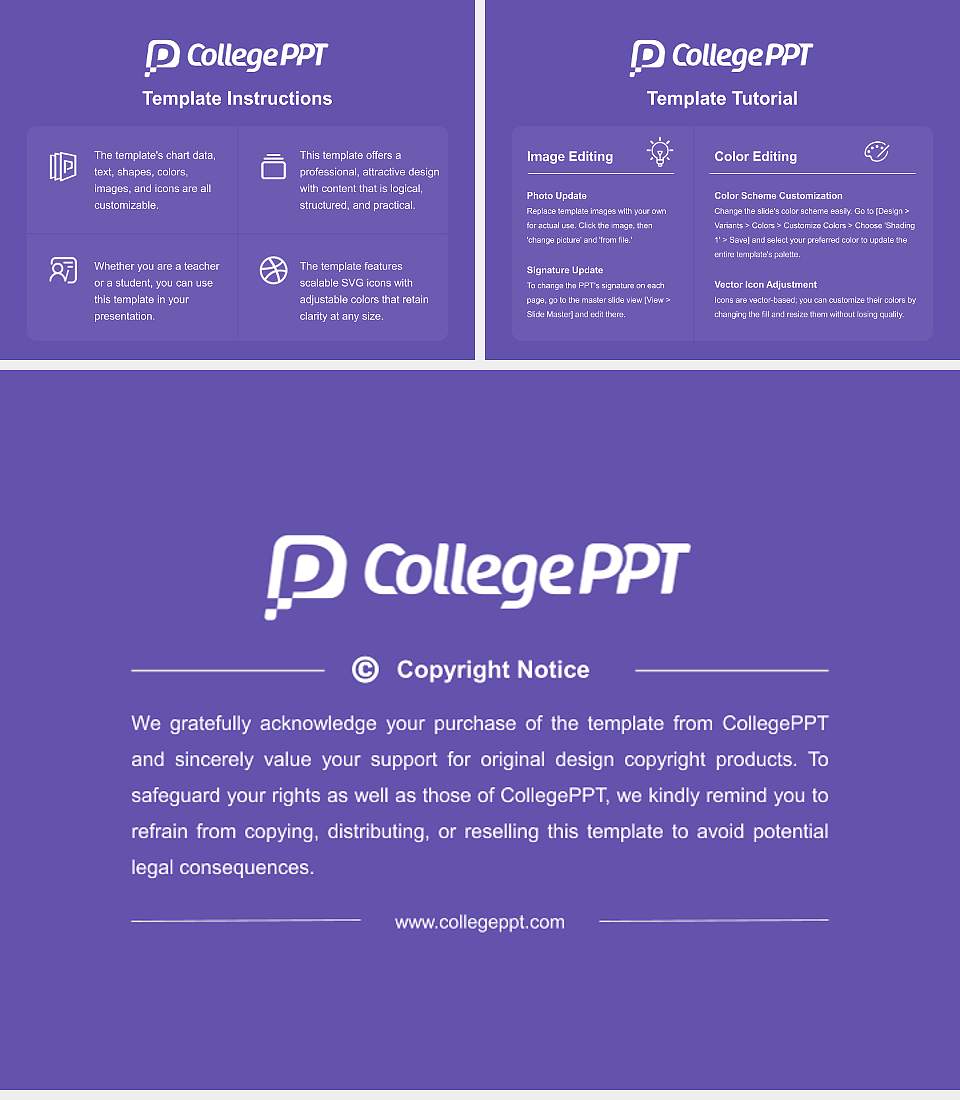 Hyejeon College Course/Courseware Creation PPT Template4:3 ratio PPT effect preview image5