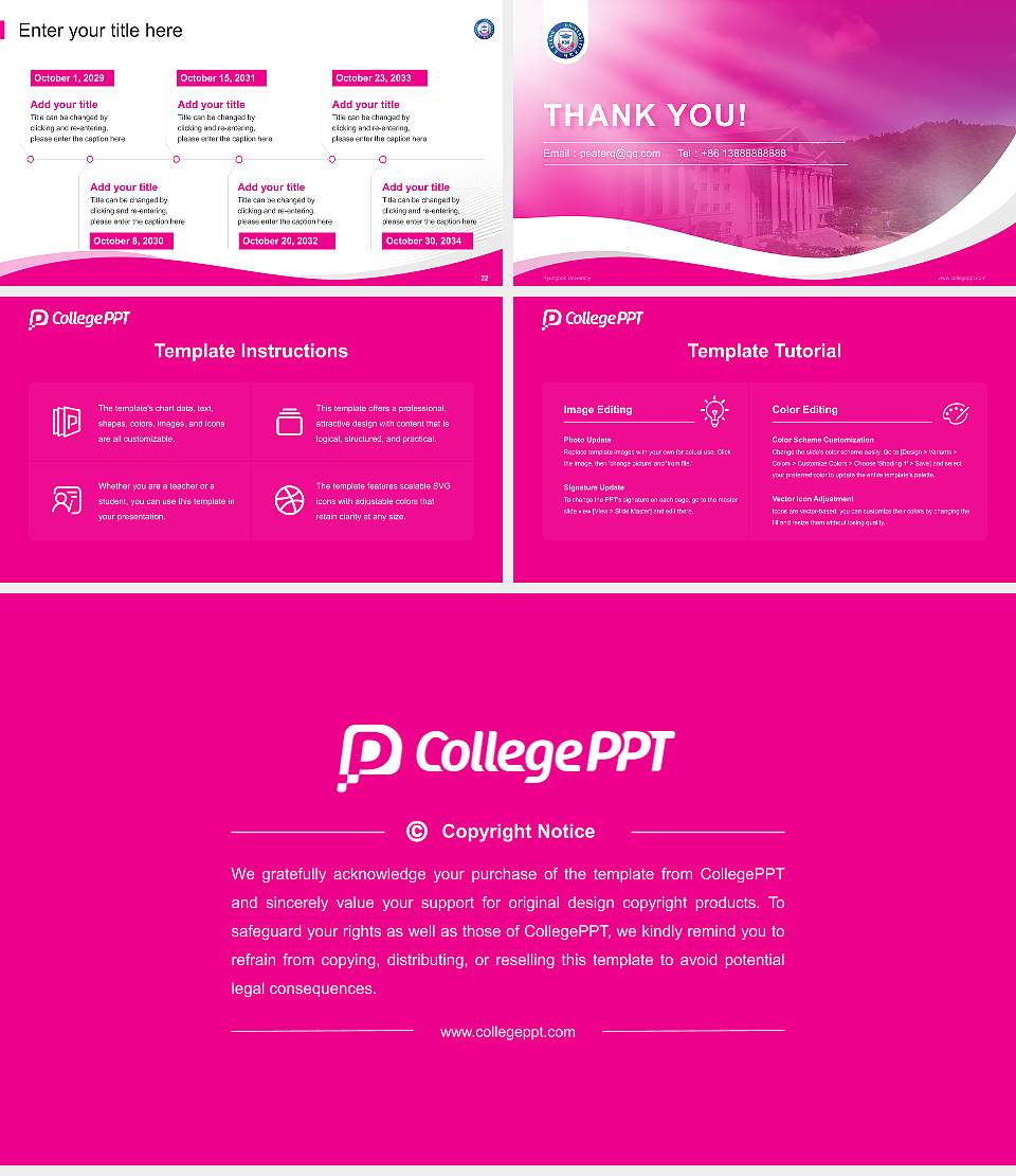 Kyungbok University Lecture Sharing and Networking Event PPT Template16:9 ratio PPT effect preview image4