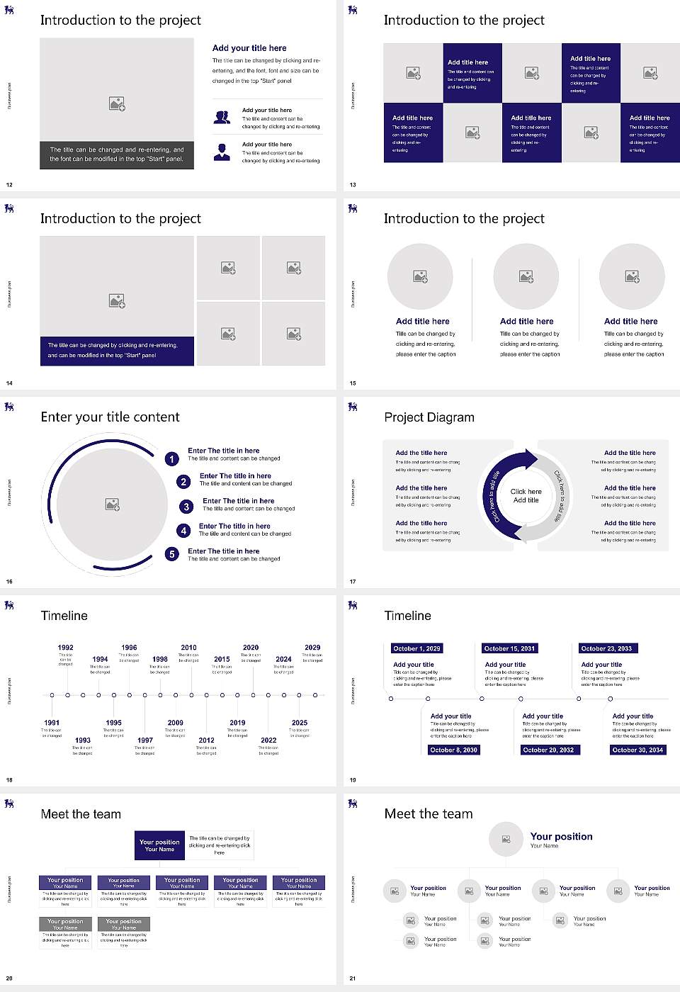 Birmingham City University Competition/Entrepreneurship Contest PPT Template16:9 ratio PPT effect preview image3