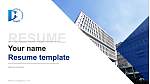 Hansung University Resume Templat PPT