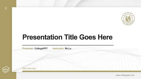 Silla University Thesis Proposal/Graduation Defense PPT Template
