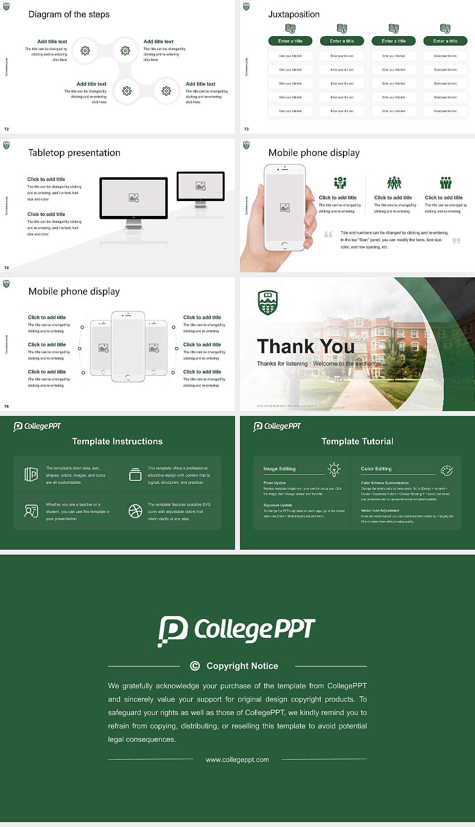 University of Alberta Competition/Entrepreneurship Contest PPT Template16:9 ratio PPT effect preview image9
