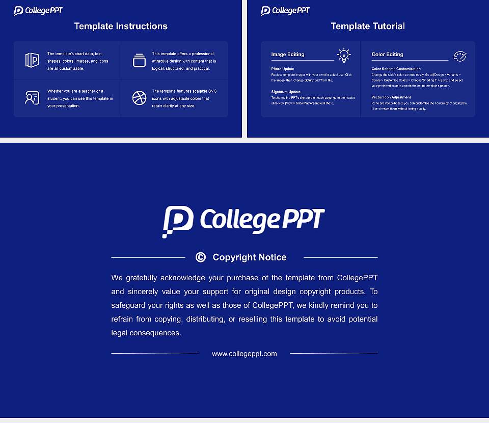 Sangmyung University Course/Courseware Creation PPT Template16:9 ratio PPT effect preview image5