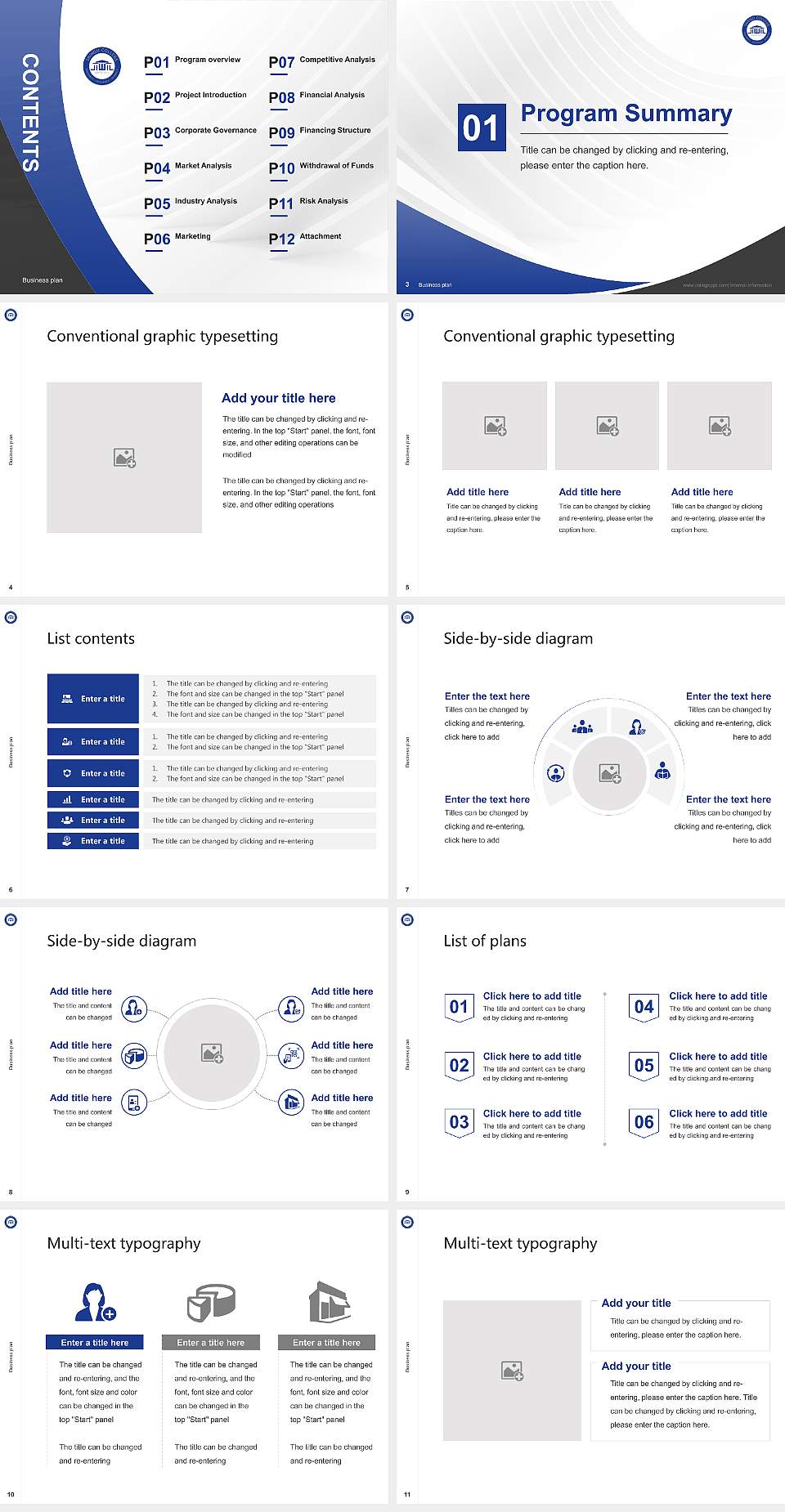 Shingu College Competition/Entrepreneurship Contest PPT Template4:3 ratio PPT effect preview image2