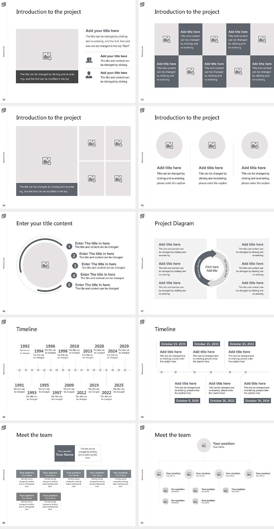 University of Bradford Competition/Entrepreneurship Contest PPT Template4:3 ratio PPT effect preview image3