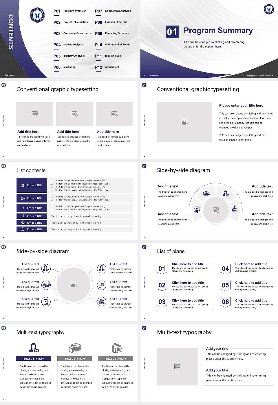 Halla University Competition/Entrepreneurship Contest PPT Template16:9 ratio PPT effect preview image2