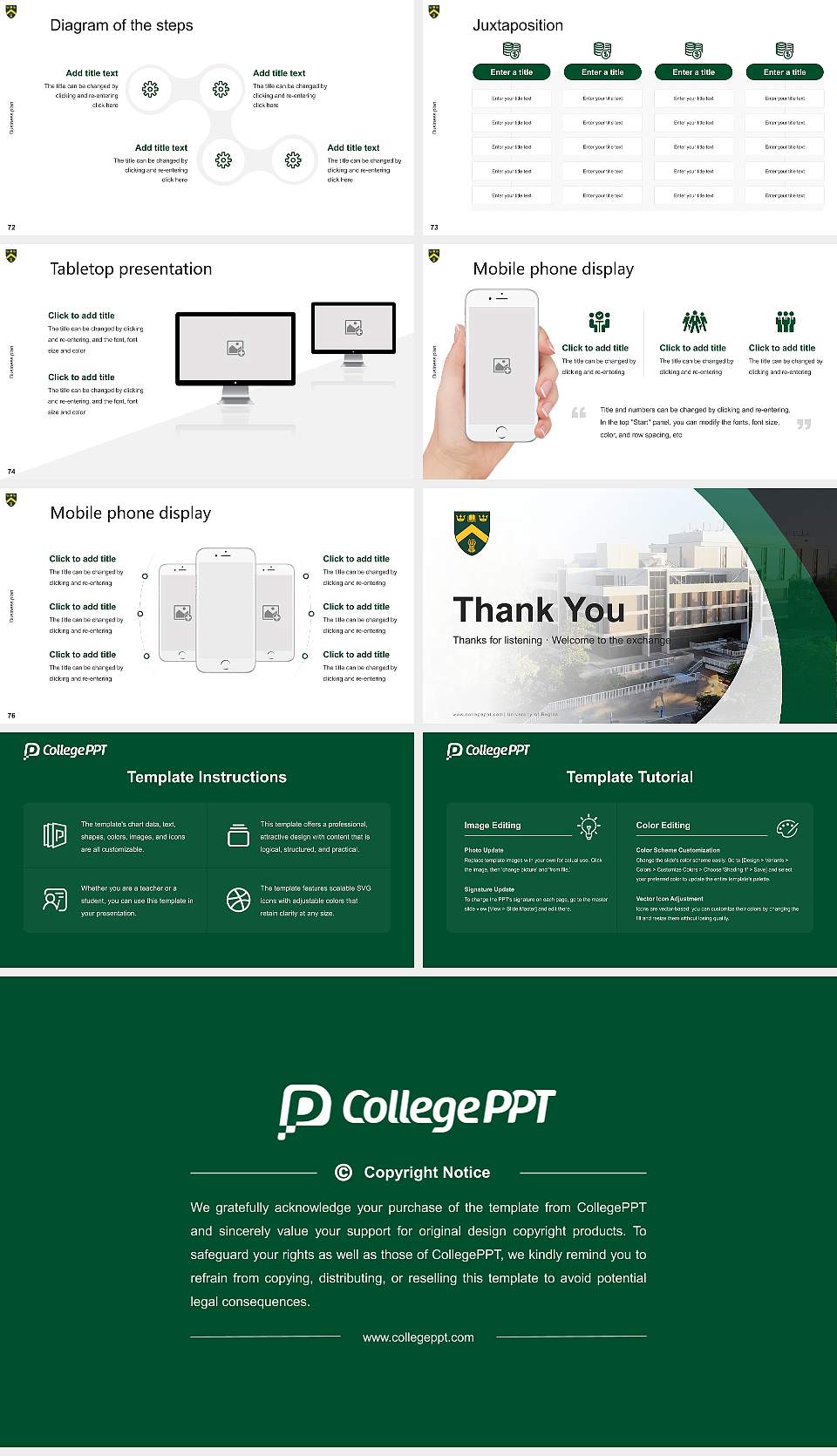University of Regina Competition/Entrepreneurship Contest PPT Template16:9 ratio PPT effect preview image9