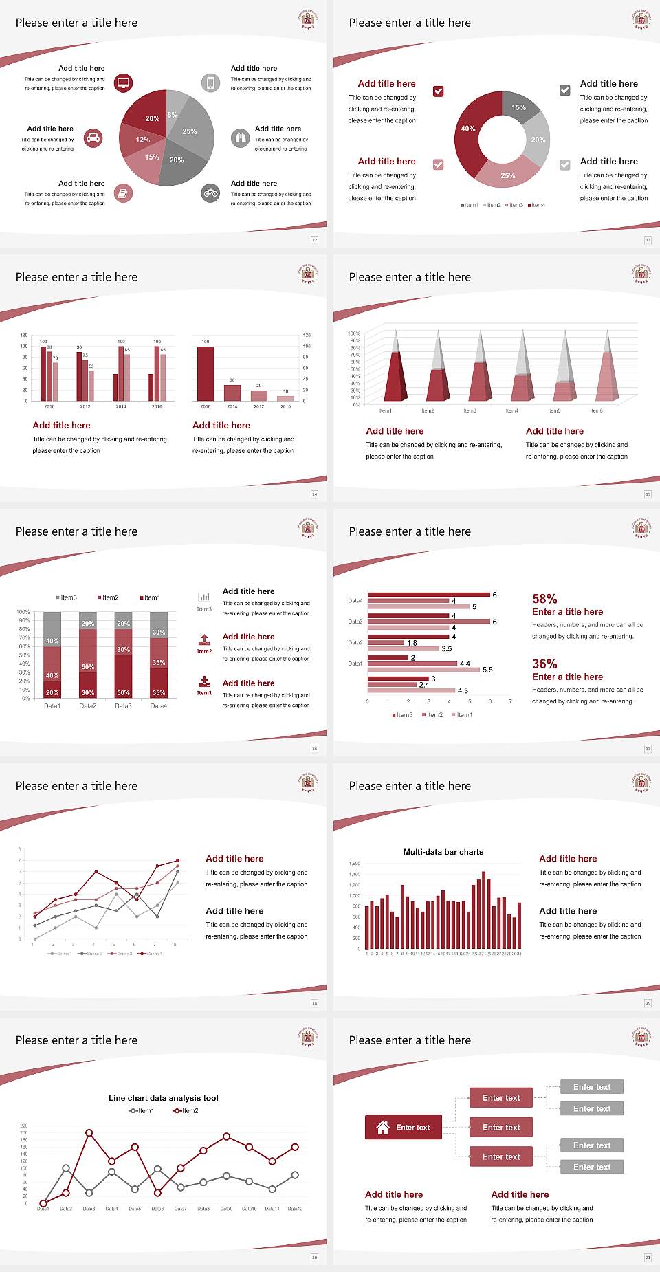Joongbu University Course/Courseware Creation PPT Template4:3 ratio PPT effect preview image3