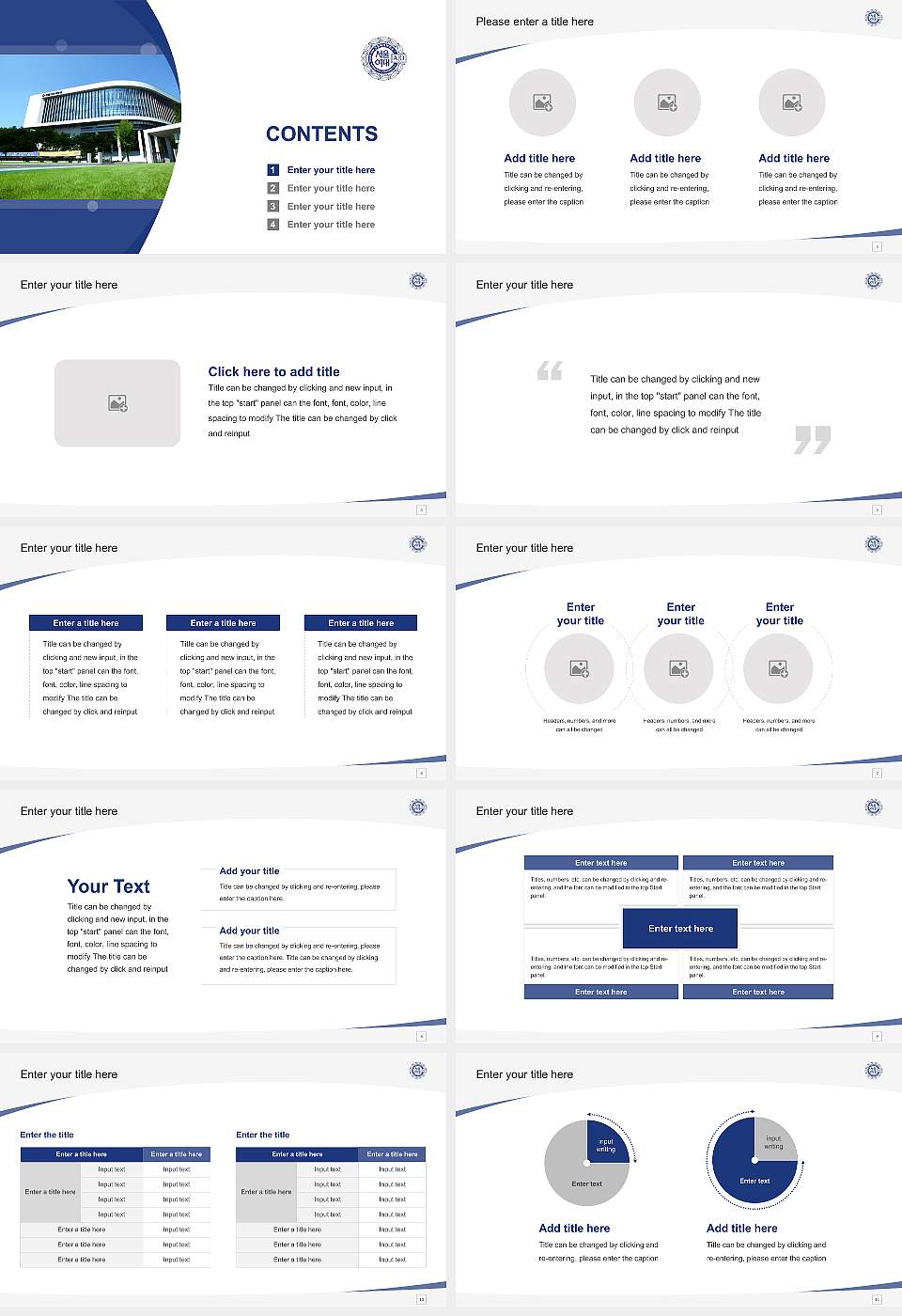 Seoul Women’s University Course/Courseware Creation PPT Template16:9 ratio PPT effect preview image2