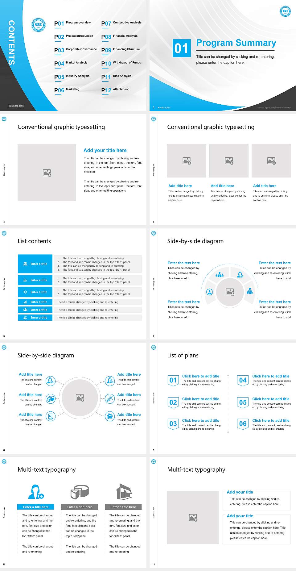 Hanyang Cyber University Competition/Entrepreneurship Contest PPT Template4:3 ratio PPT effect preview image2