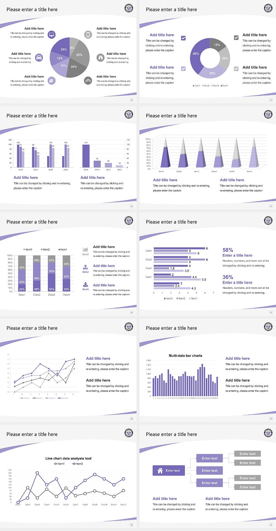 Hanshin University Course/Courseware Creation PPT Template4:3 ratio PPT effect preview image3