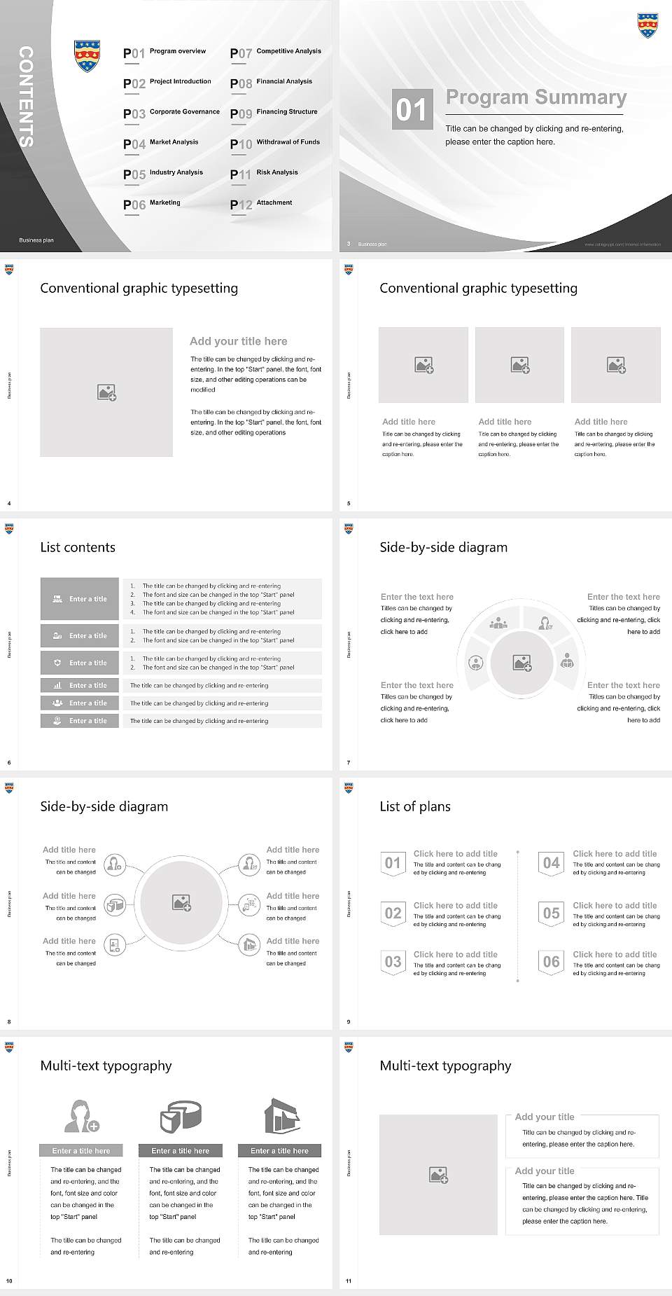 University of Plymouth Competition/Entrepreneurship Contest PPT Template4:3 ratio PPT effect preview image2