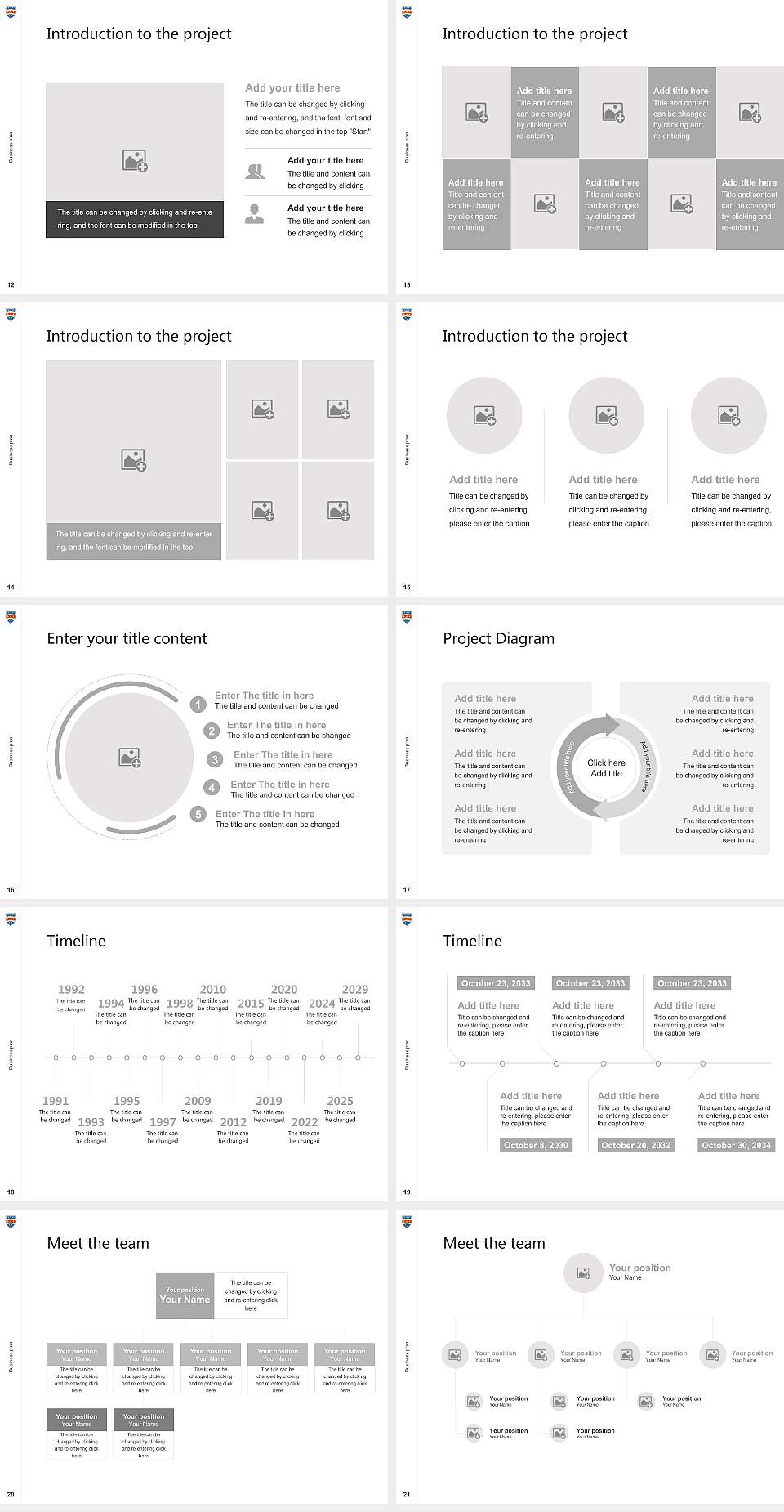 University of Plymouth Competition/Entrepreneurship Contest PPT Template4:3 ratio PPT effect preview image3