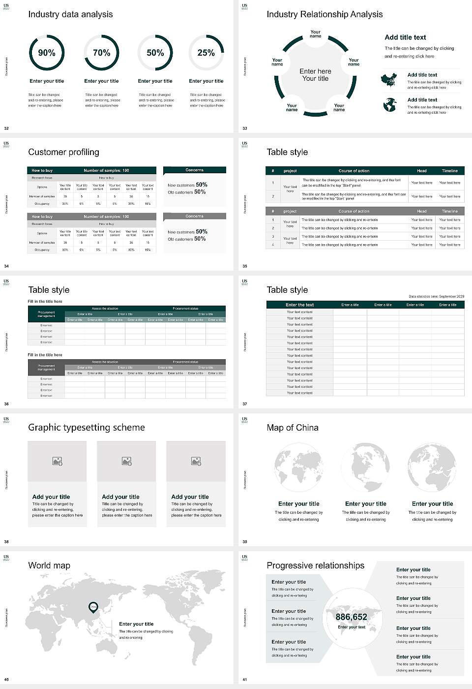 University of Sussex Competition/Entrepreneurship Contest PPT Template16:9 ratio PPT effect preview image5