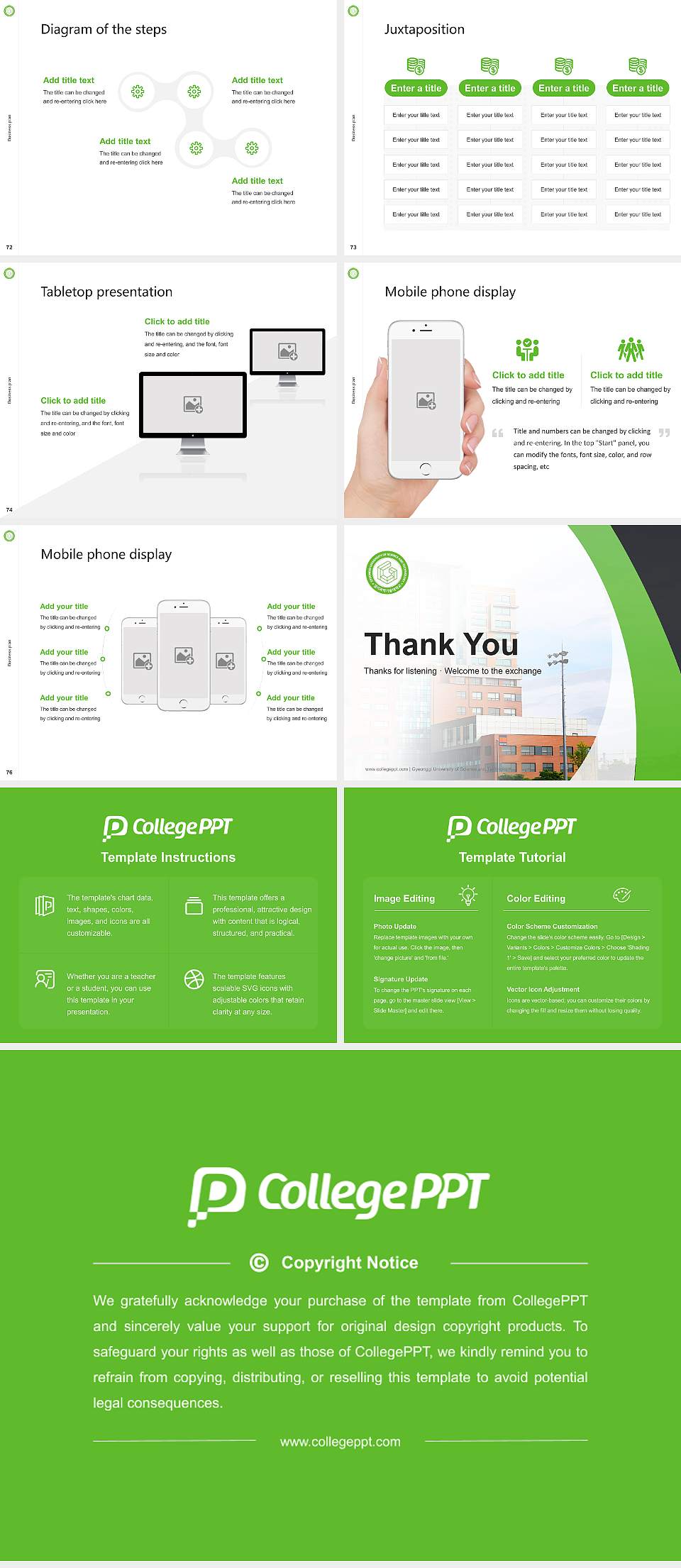 Gyeonggi University of Science and Technology Competition/Entrepreneurship Contest PPT Template4:3 ratio PPT effect preview image9
