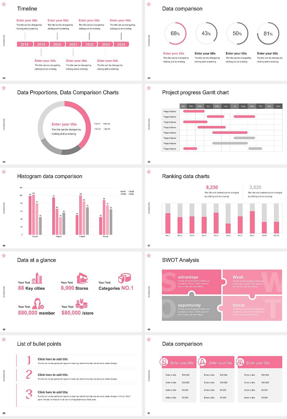 Gakushuin Women’s College Competition/Entrepreneurship Contest PPT Template16:9 ratio PPT effect preview image6