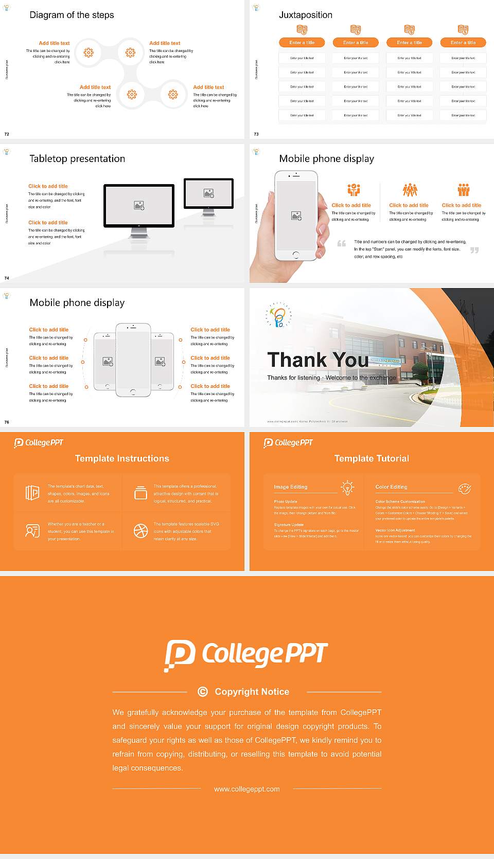 Korea Polytechnic III Chuncheon Competition/Entrepreneurship Contest PPT Template16:9 ratio PPT effect preview image9