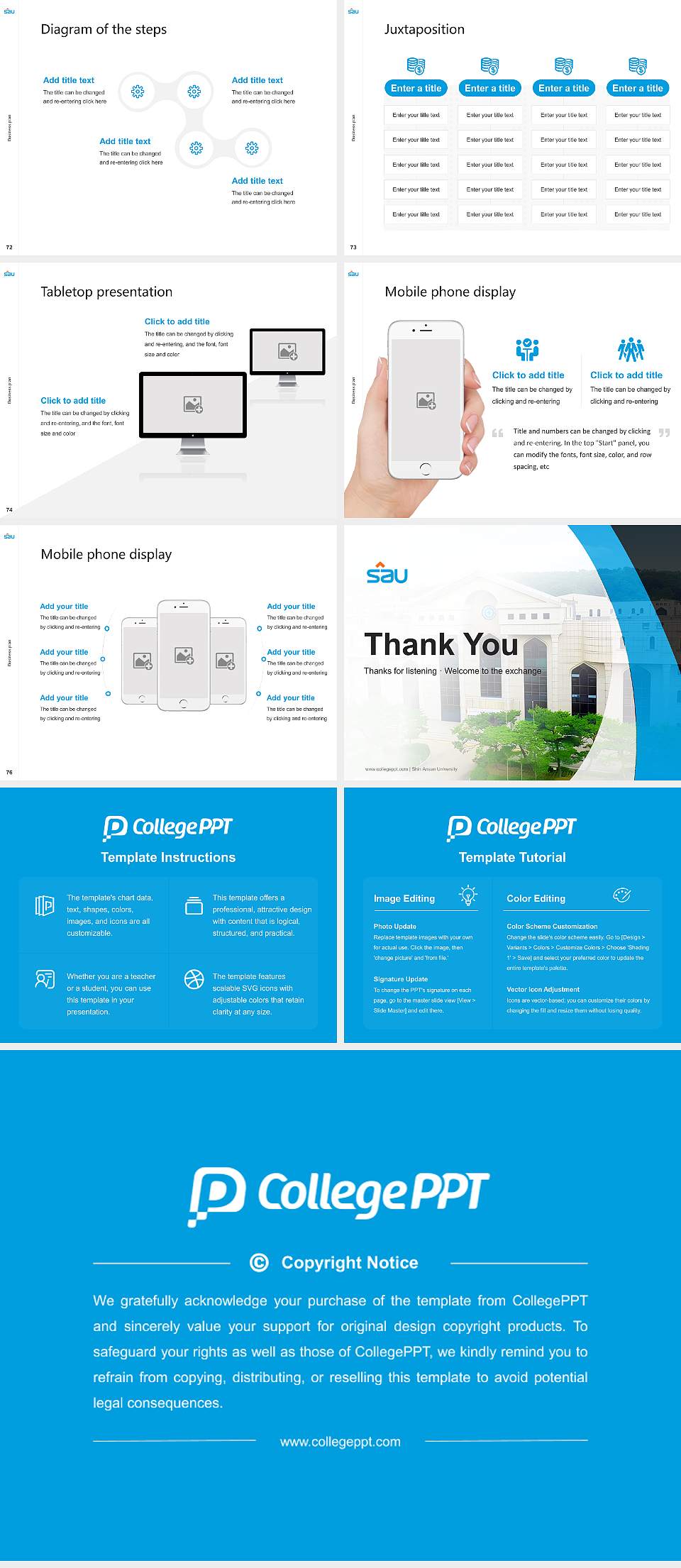 Shin Ansan University Competition/Entrepreneurship Contest PPT Template4:3 ratio PPT effect preview image9