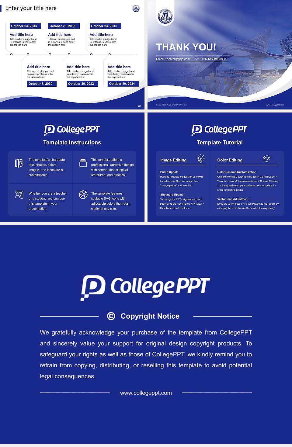 Korea Maritime & Ocean University Lecture Sharing and Networking Event PPT Template4:3 ratio PPT effect preview image4
