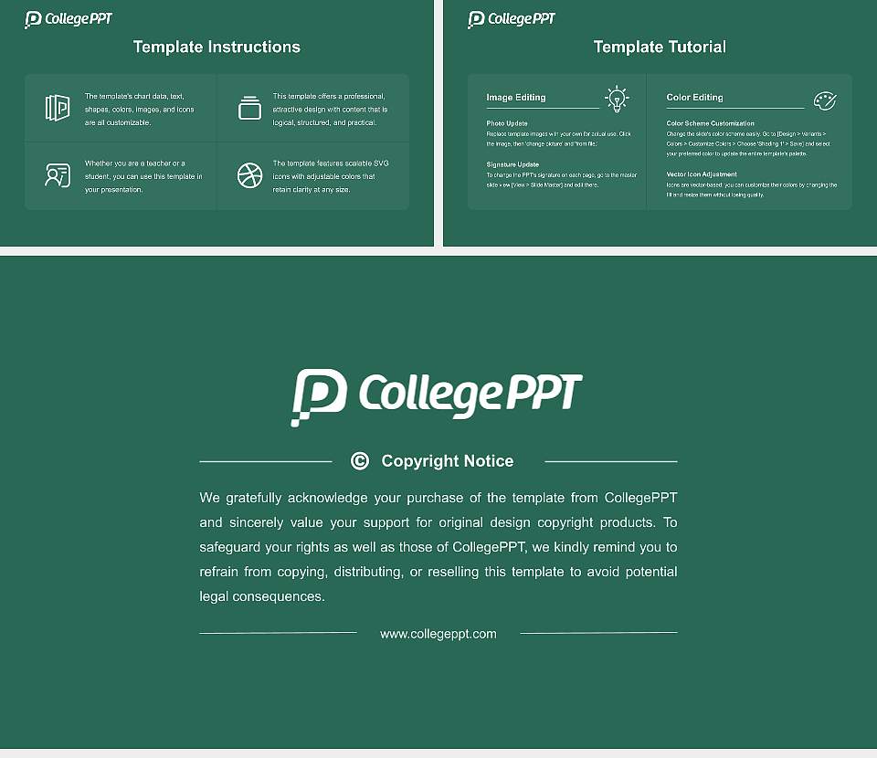 Korea National Sport University Course/Courseware Creation PPT Template16:9 ratio PPT effect preview image5