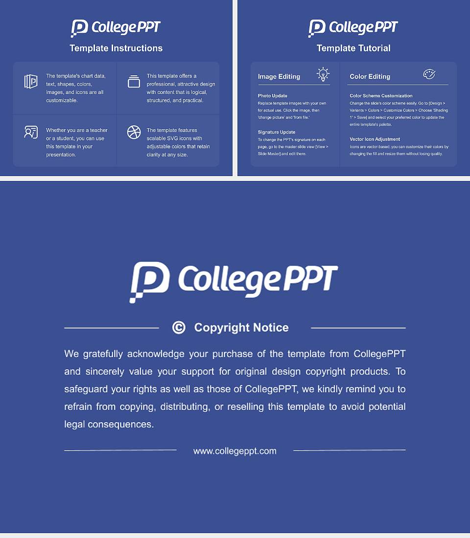 Jeju International University Course/Courseware Creation PPT Template4:3 ratio PPT effect preview image5