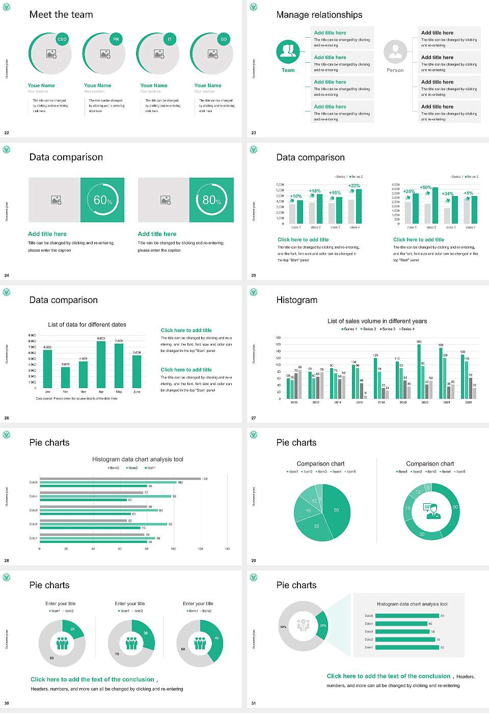 Yuhan College Competition/Entrepreneurship Contest PPT Template16:9 ratio PPT effect preview image4