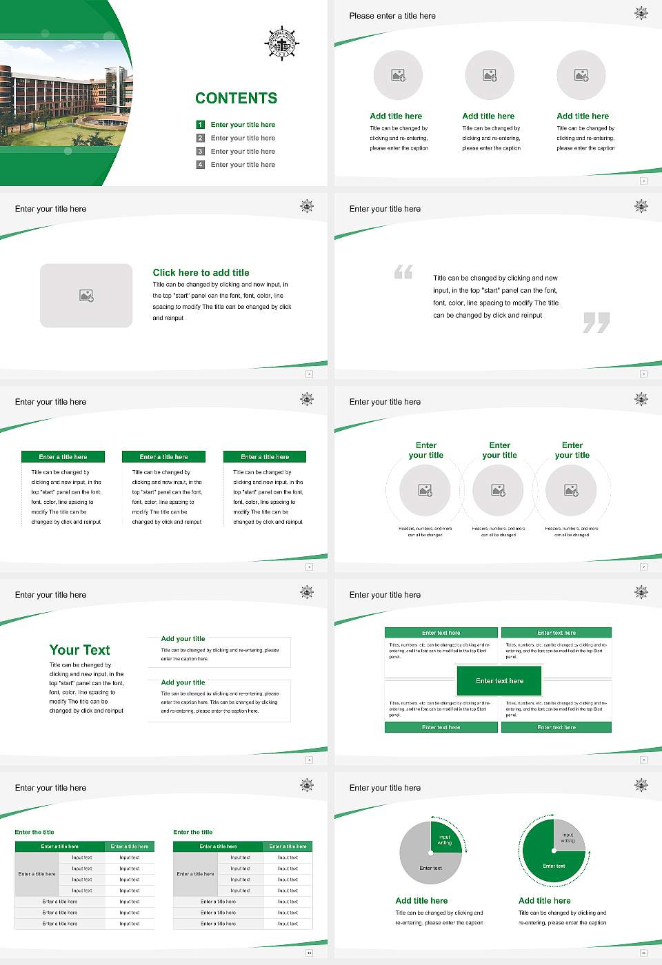 Korean Bible University Course/Courseware Creation PPT Template16:9 ratio PPT effect preview image2
