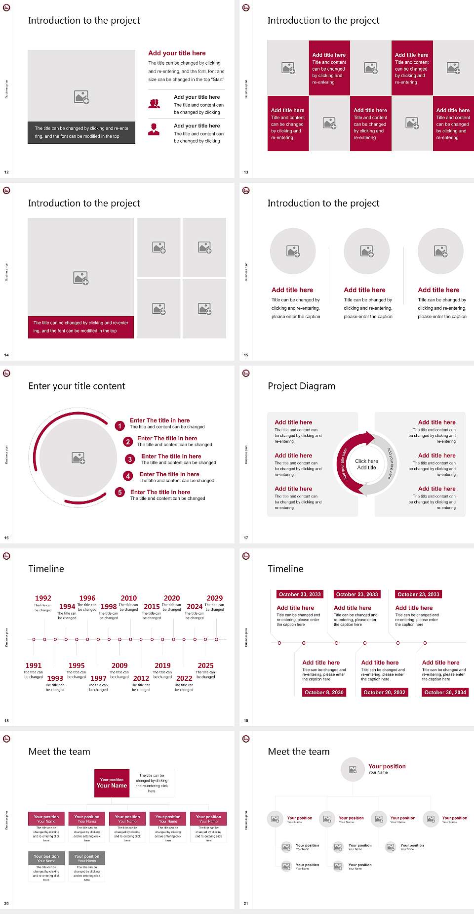 Induk University Competition/Entrepreneurship Contest PPT Template4:3 ratio PPT effect preview image3