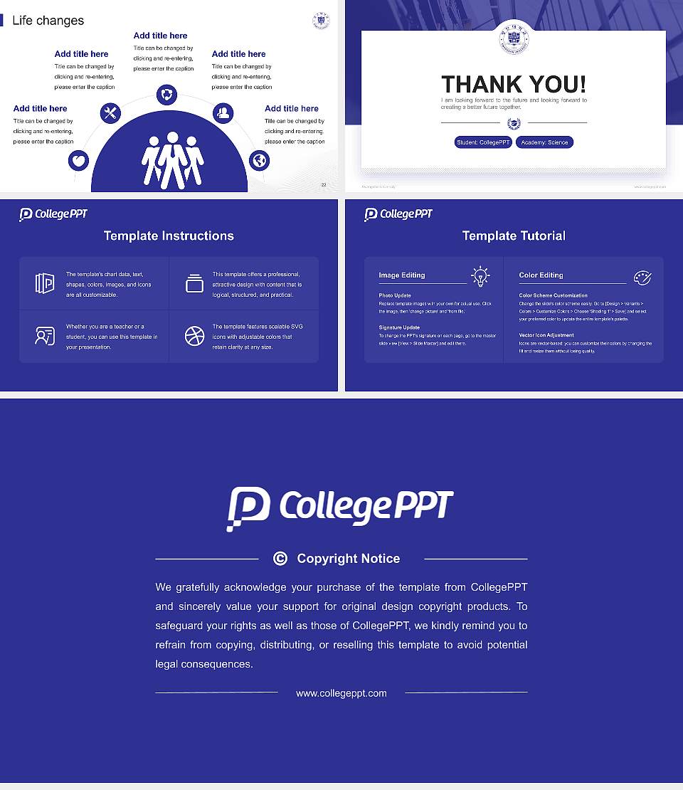 Kwangshin University National Scholarship Defense PPT Template16:9 ratio PPT effect preview image4