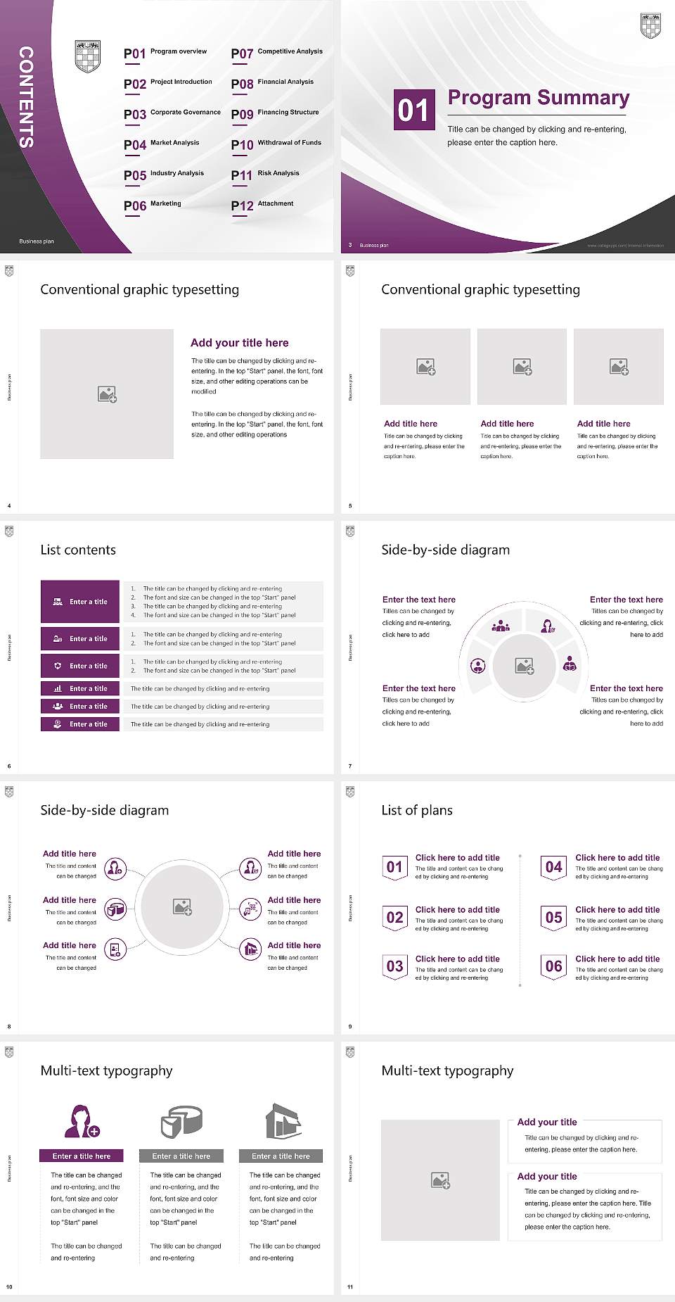 University of Winchester Competition/Entrepreneurship Contest PPT Template4:3 ratio PPT effect preview image2