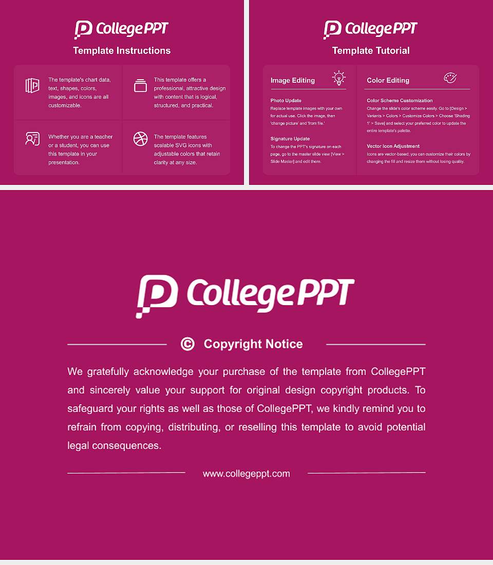 Jeonbuk National University Course/Courseware Creation PPT Template4:3 ratio PPT effect preview image5