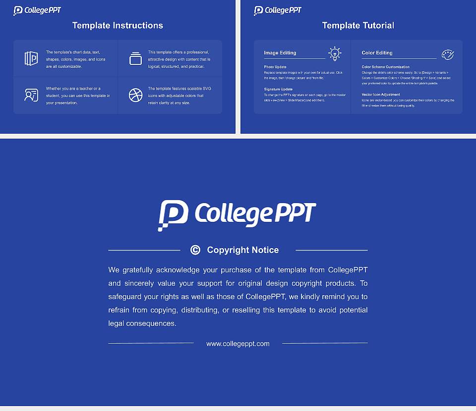 Korea Tourism College Course/Courseware Creation PPT Template16:9 ratio PPT effect preview image5