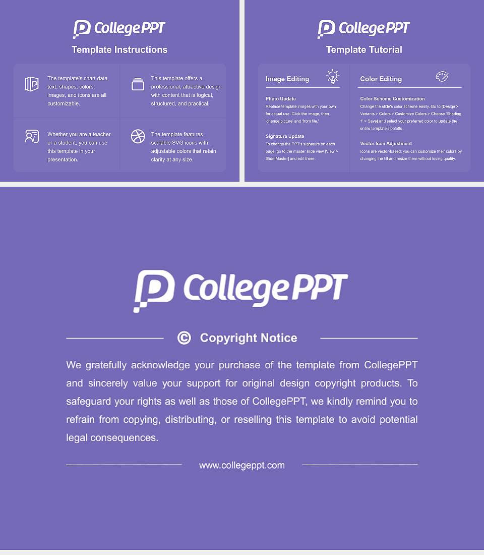 Hanshin University Academic Presentation/Research Findings Report PPT Template4:3 ratio PPT effect preview image5