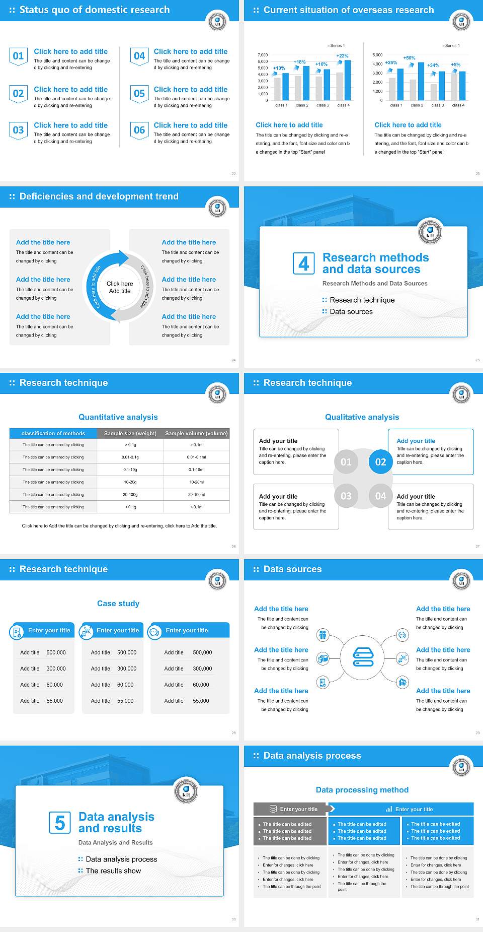 Kumoh National Institute of Technology Graduation Thesis Defense PPT Template4:3 ratio PPT effect preview image4