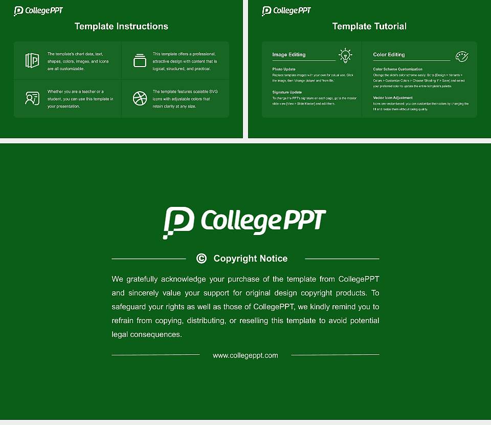 Naju College Course/Courseware Creation PPT Template16:9 ratio PPT effect preview image5