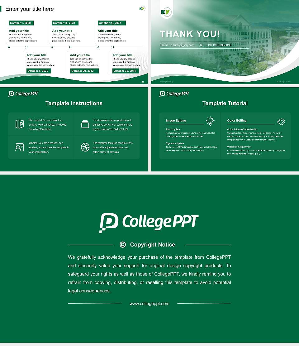 Konyang University Lecture Sharing and Networking Event PPT Template16:9 ratio PPT effect preview image4