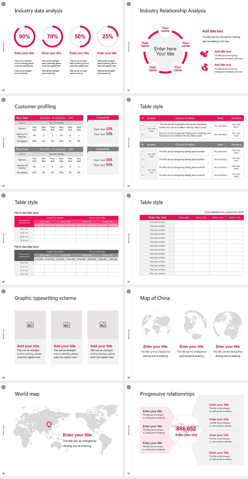Luther University Competition/Entrepreneurship Contest PPT Template4:3 ratio PPT effect preview image5