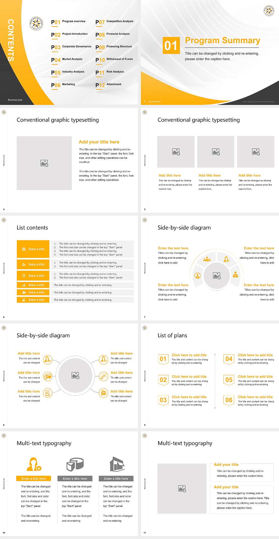Paekche Institute of the Arts Competition/Entrepreneurship Contest PPT Template4:3 ratio PPT effect preview image2