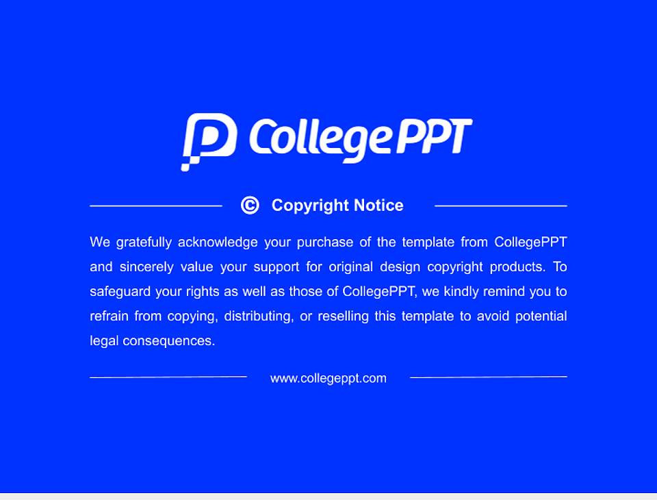 Kunsan College of Nursing Resume PPT Template4:3 ratio PPT effect preview image5
